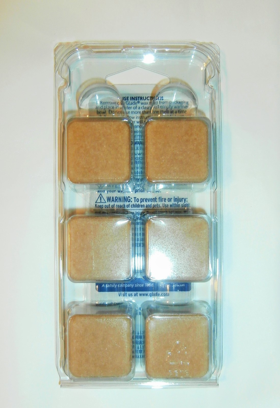 Glade Wax Melts Cashmere Woods 1 package