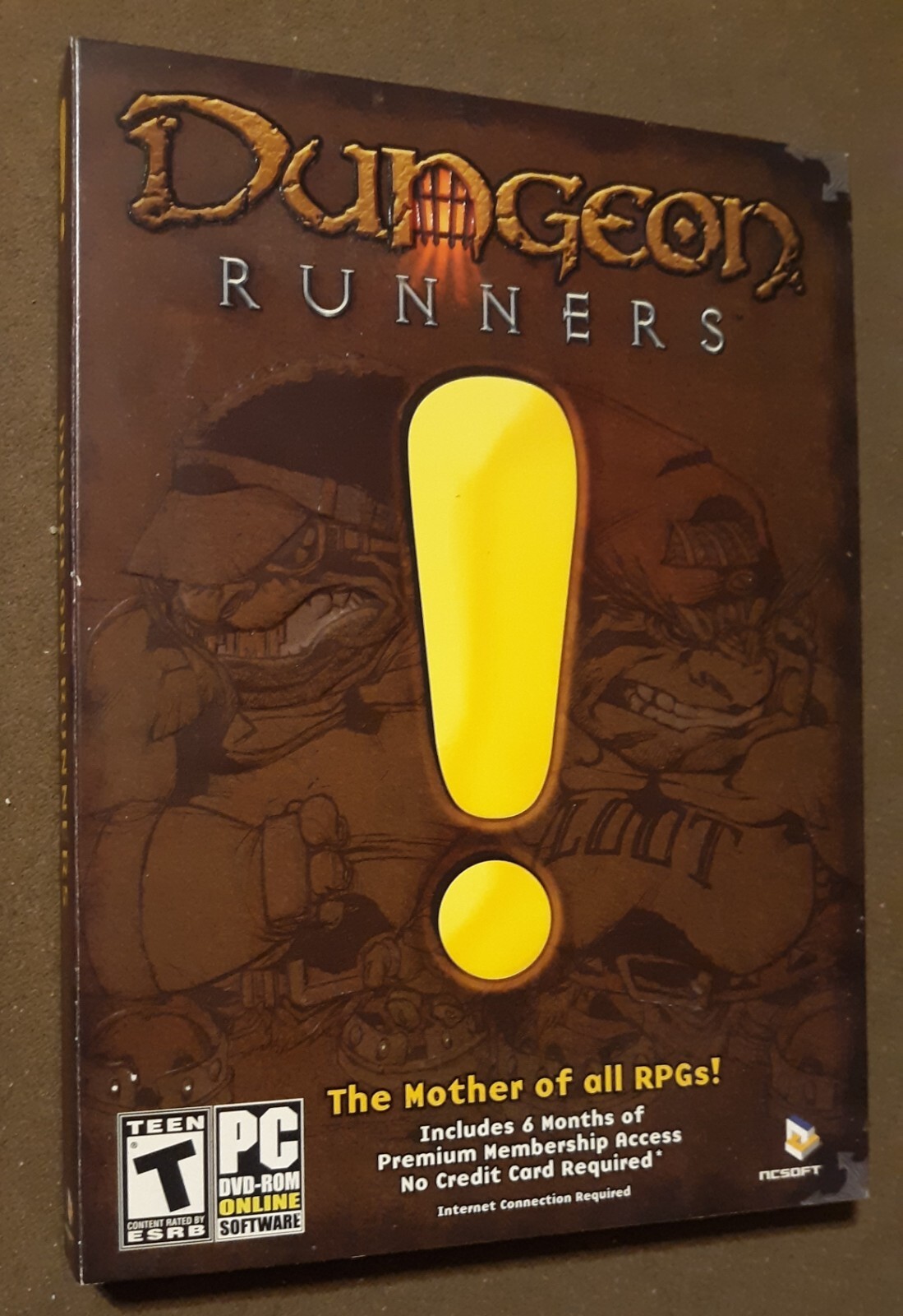 SEALED Dungeon Runners PC 2008 Boxed Game DVD-ROM Software