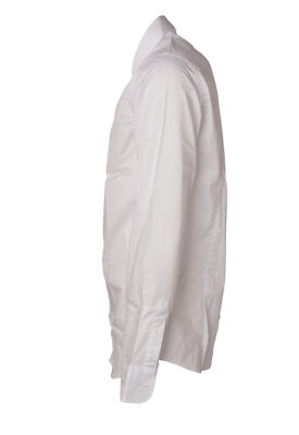 Pre-owned Aglini - Shirts-shirt - Man - White - 5914824f191447 In See The Description Below