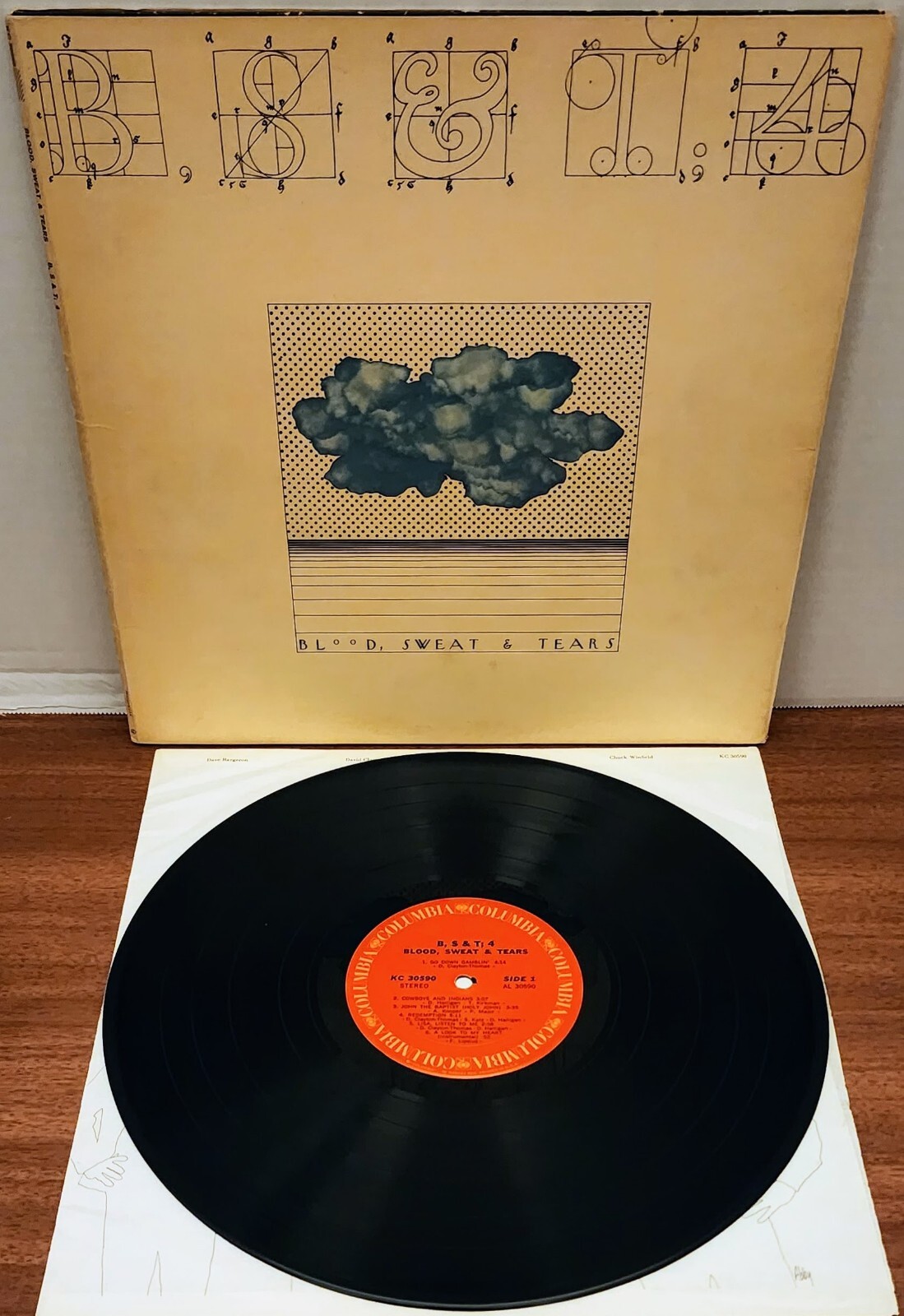 Blood, Sweat & Tears B, S & T; 4 Vinyl LP Columbia Records