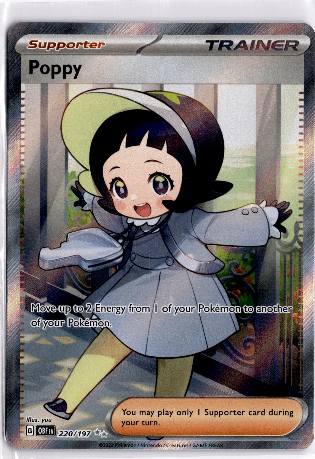 Poppy 220/197 - Obsidian Flames Pokemon TCG | eBay
