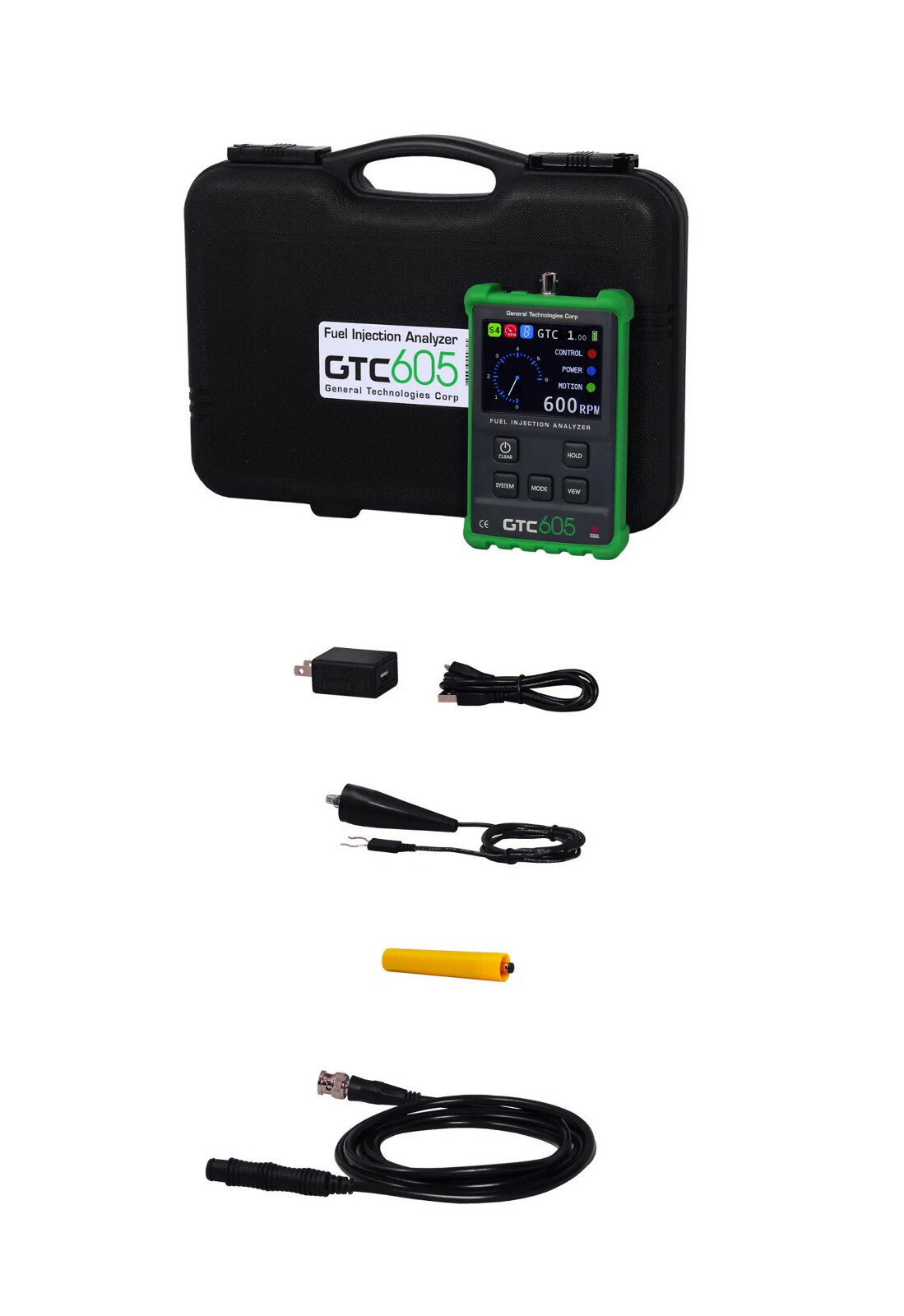 FUEL INJECTION ANALYZER – GTC605 – automotive test equipment – diagnostic tool