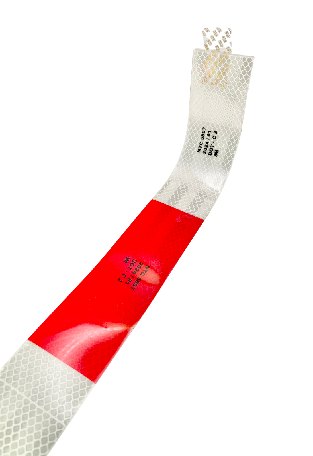 3M DOT-C2 Approved Reflective Conspicuity Tape for Trailers Red & White 2”x150’