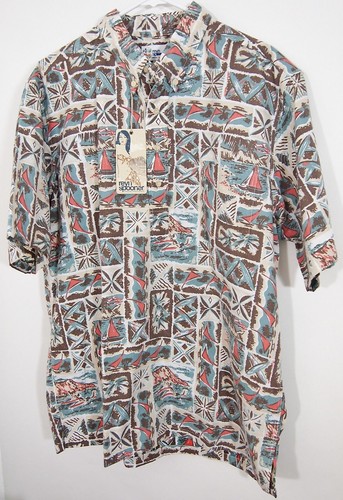 ALFRED SHAHEEN×REYN SPOONER P/OVER SHIRT EBB TIDE MEN'S SHIRT | Alfred Shaheen for Reyn Spooner