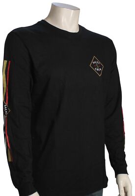 Футболка Salty Crew Tippet Color Premium LS - Черная - Новинка