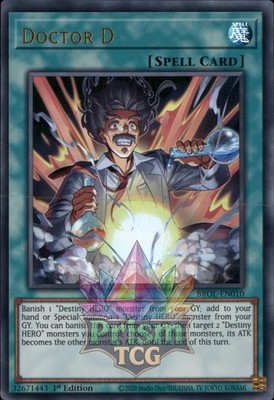 1st ed Doctor D ultra rare BROL-EN010 Yugioh