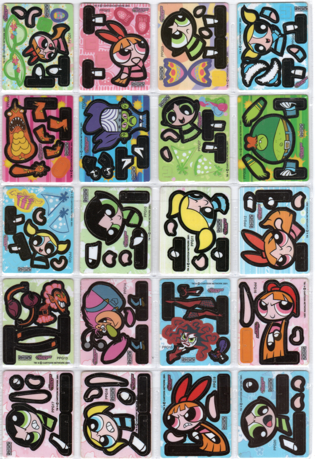 CARTOON NETWORK BUIDABLE CARDS 44/40 FULL SET! PEPSICO