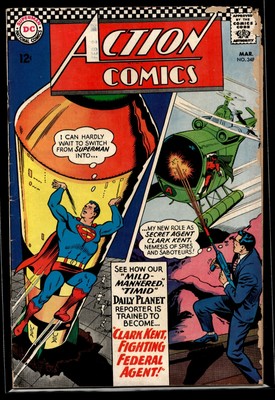 1967 Action Comics #348 DC Comic