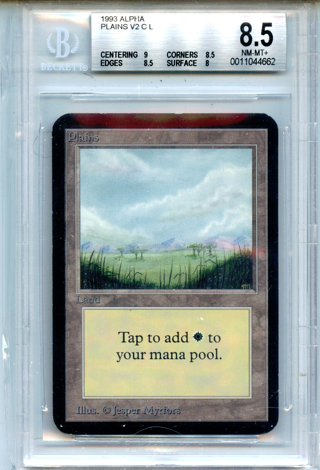 MTG Alpha Plains BGS 8.5 Magic Card Amricons 4662 | eBay