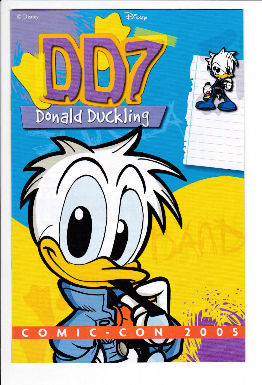 DD7 Donald Duckling Comic-Con 2005 VF/NM Rare Disney Duck Spy Kids w Insert HTF DD7 Donald Duckling Comic-Con 2005 VF/NM Rare Disney Duck Spy Kids w Insert HTF