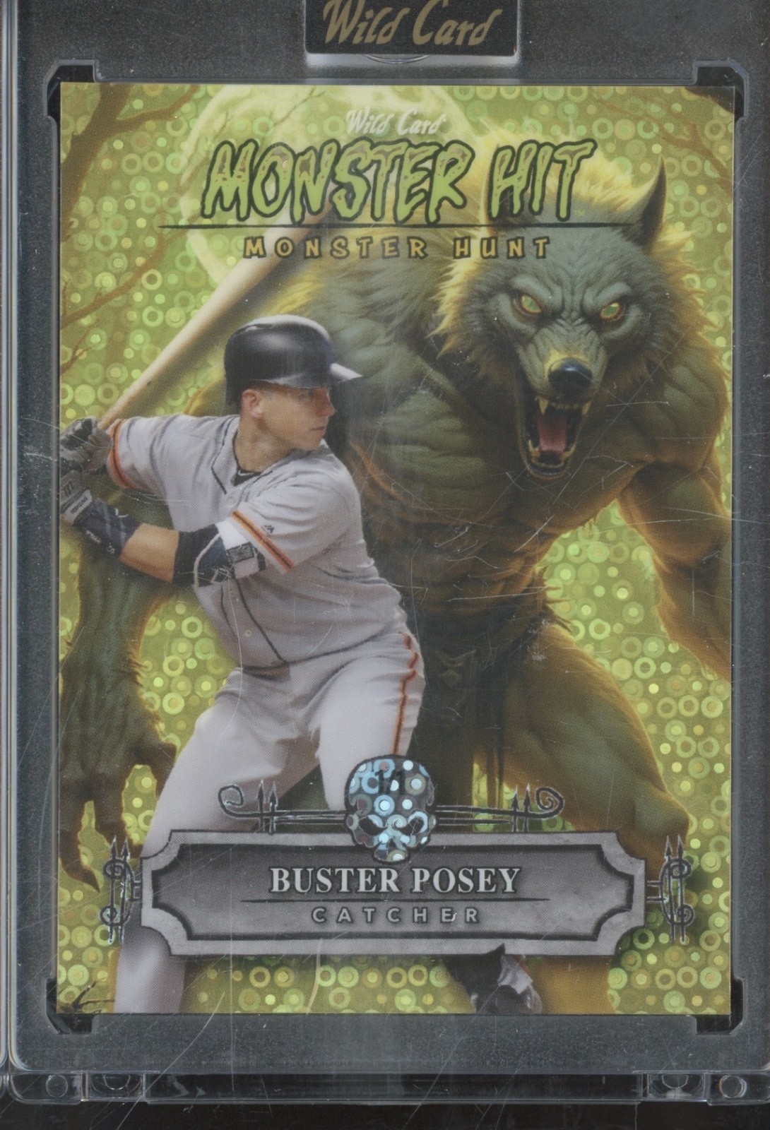 2025 Wild Card Hunt Monster Hit Yellow Circles Buster Posey 1/1