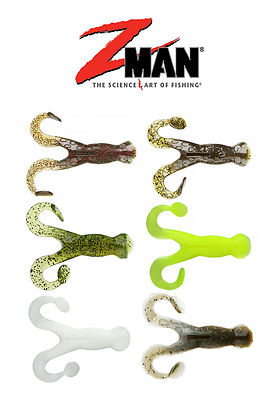 Z-Man Pop FrogZ 4 inch 4 pack Soft Body Frog Creature