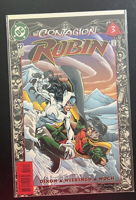 DC COMIC BOOK CONTAGION ROBIN #27 LATE MAR 1996