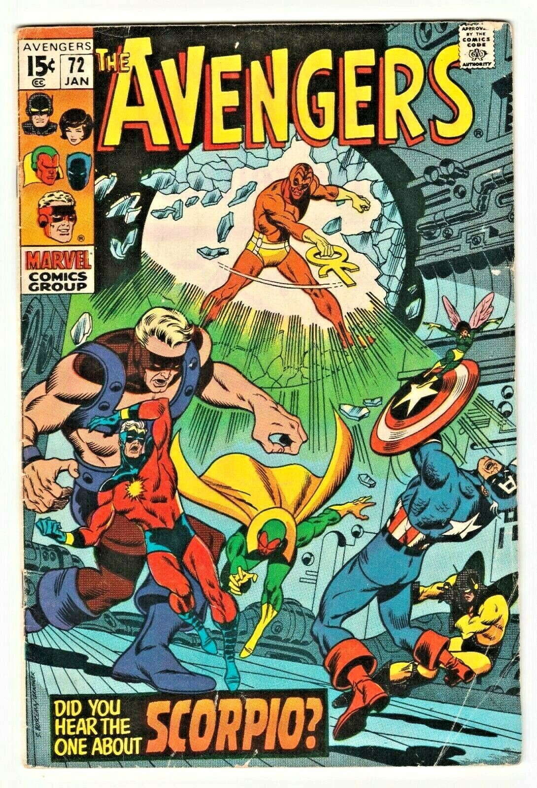 MARVEL COMICS AVENGERS #72 JANUARY 1970 Original VG+4.5 | eBay