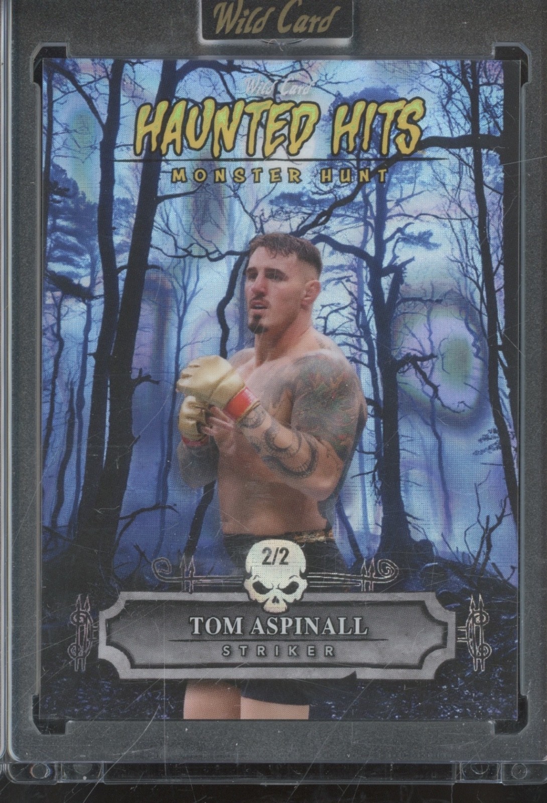 2025 Wild Card Monster Hunt Haunted Hits Blue Lava Tom Aspinall 2/2