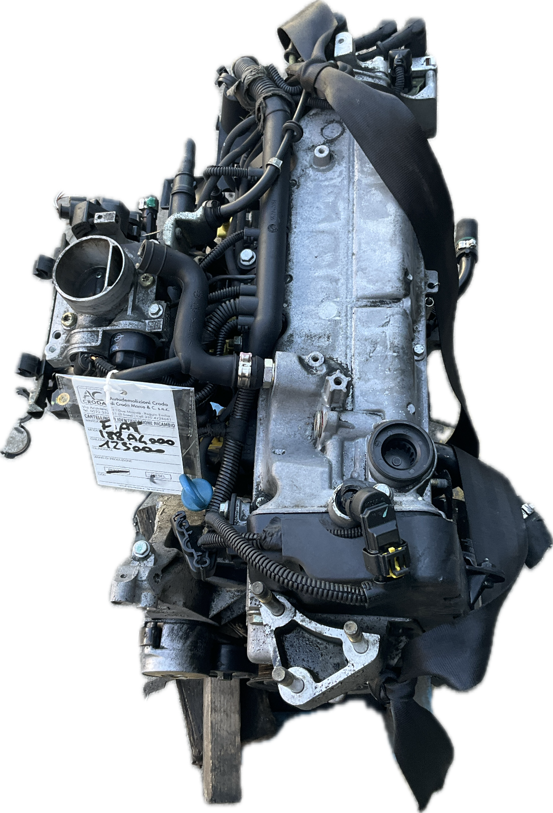 Motore modelli fiat 1.2 benzina tappo a vite codice motore 188A4000 129.000km