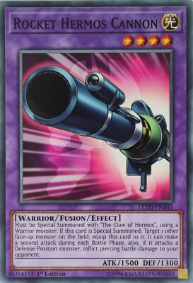 Yugioh Rocket Hermos Cannon LEDD-ENA41 Common 1st Edition