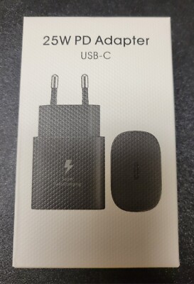 Power Adapter 25W PD Adapter USB-C European Plug