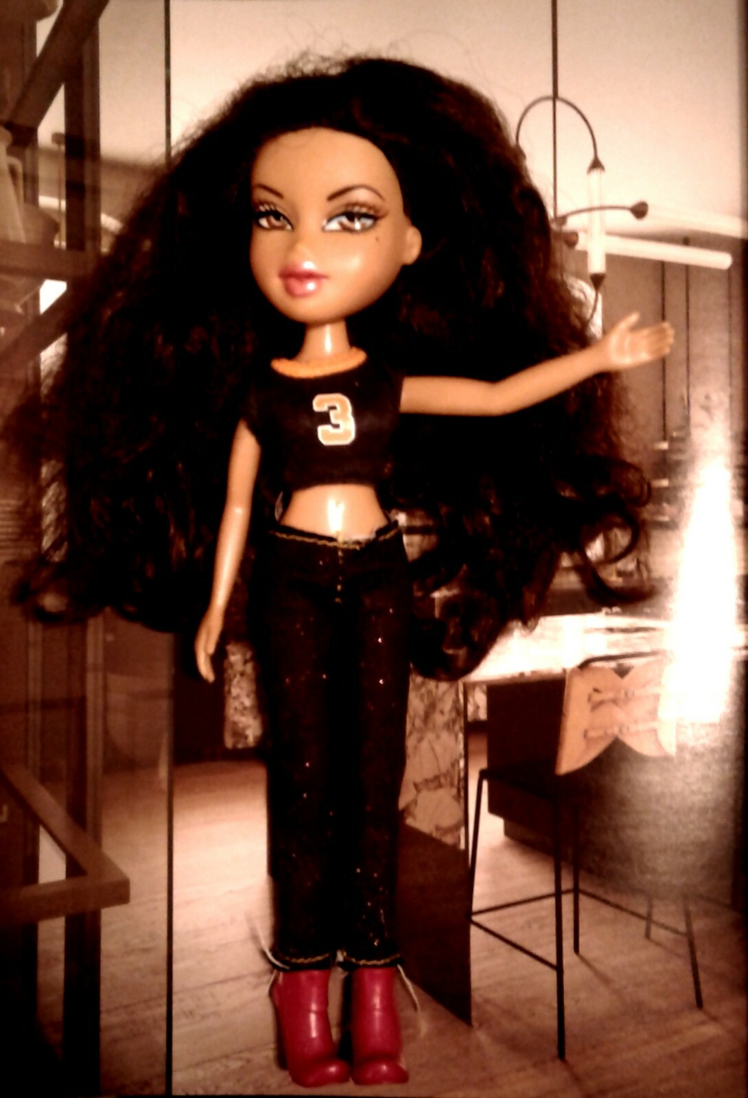 Bratz Doll Lot Goth Halloween jeans fashion  very cute pretty doll