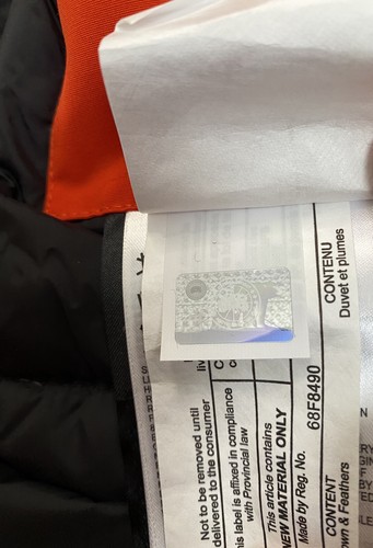 Pre-owned Canada Goose Resolute Parka X Junya Watanabe Medium (read Description) In Orange