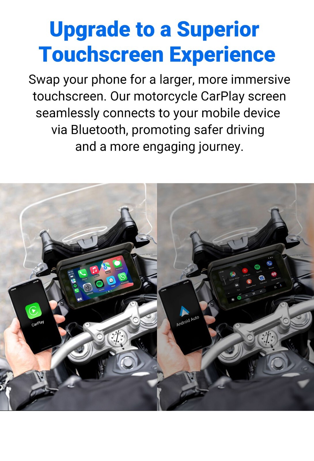 Ottocast CarPlay Lite C5 SE Motorcycle GPS Wireless CarPlay