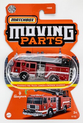 2022 Matchbox Moving Parts #9 Seagrave Fire Truck RED | CITY OF EL SEGUNDO | FSC