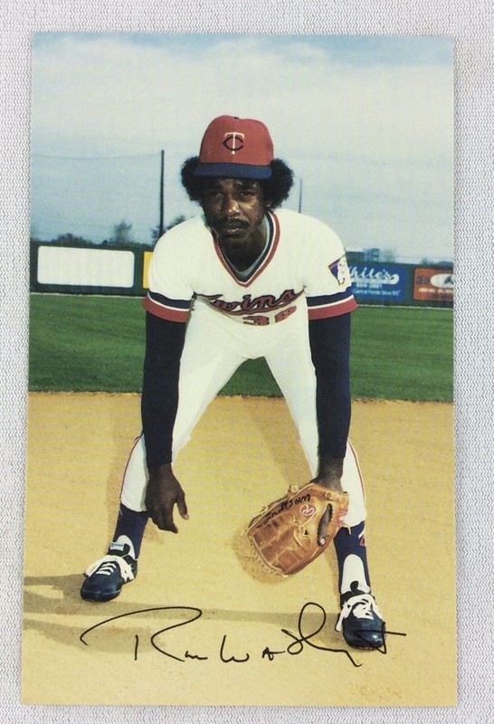 1983 Ron Washington, Minnesota Twins Team Issue Color Postcard eBay