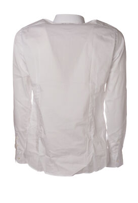 Pre-owned Aglini - Shirts-shirt - Man - White - 5914824f191447 In See The Description Below
