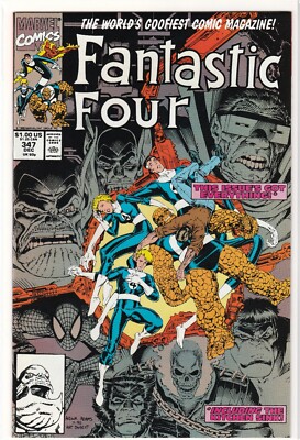 FANTASTIC FOUR #347 (1990) WALT SIMONSON / ART ADAMS / THIBERT~ 1ST PRINT ~ NM