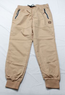 SP Essentials Men's Drawstring Utility Cargo Jogger Pants MR2 Sand Small NWT 