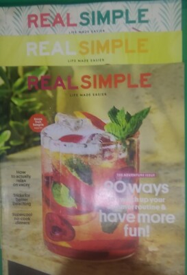 NEW 2024 Lot of 3 Real Simple Magazines May June & July/August
