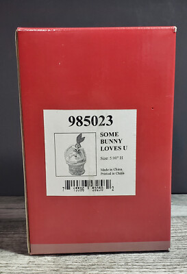 Bugs Bunny Looney Tunes ''Some Bunny Loves You'' Porcelain 5'' Figure Goebel NEW
