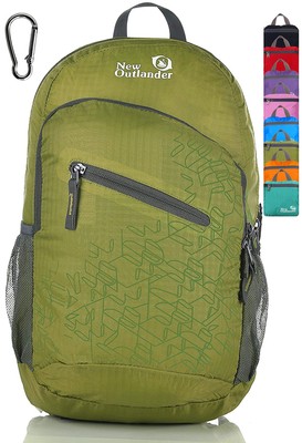Packable Handy Lightweight Travel Hiking Backpack Daypack Green