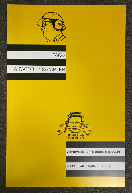 A Factory Sampler - Joy Division - Cabaret Voltaire - 11x17 Poster Print