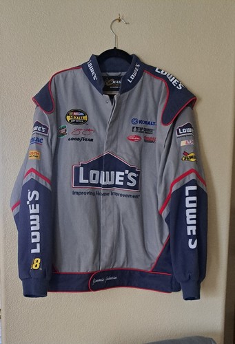ち ゃ む レーシングジャケット　Lowe’s ビンテージ 古着 CHASE 「LOWE'S」 ロウズ 企業 刺しゅう レーシング