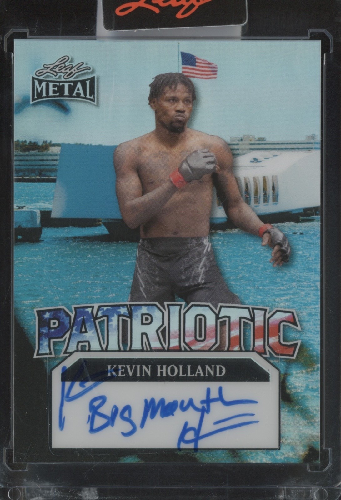 2025 Leaf Metal Patriotic Prismatic Kevin Holland Auto Autograph 1/1