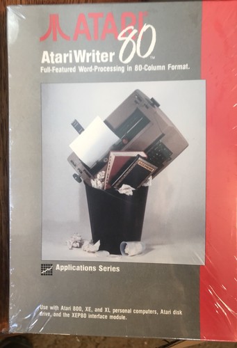 Atari WRITER 80 WITH PLUS Disk 400/800/XL/XE NEW | eBay