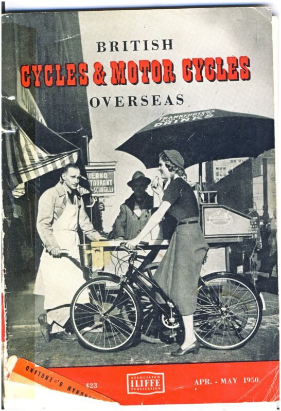 Vintage Motorcycle Magazine " Cycles & Motor-Cycle" English 1950  102-Pages 6006