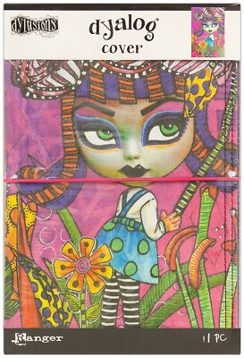 Dyan Reaveley's Dylusions Dyalog Canvas Printed Cover 5''X8'' Believe