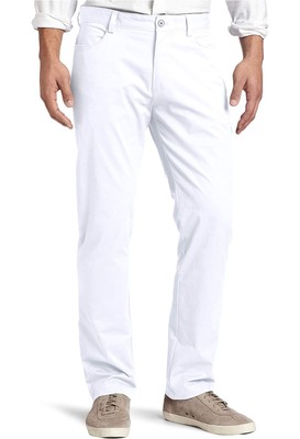 对于出售 Calvin Klein Men's Slim Fit 4-Pocket Stretch Sateen Pant White Size 30w X 34L