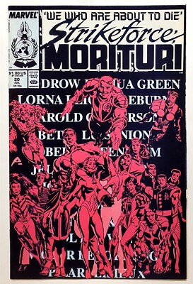 Strikeforce: Morituri #20 (July 1988, Marvel) 7.5 VF- 