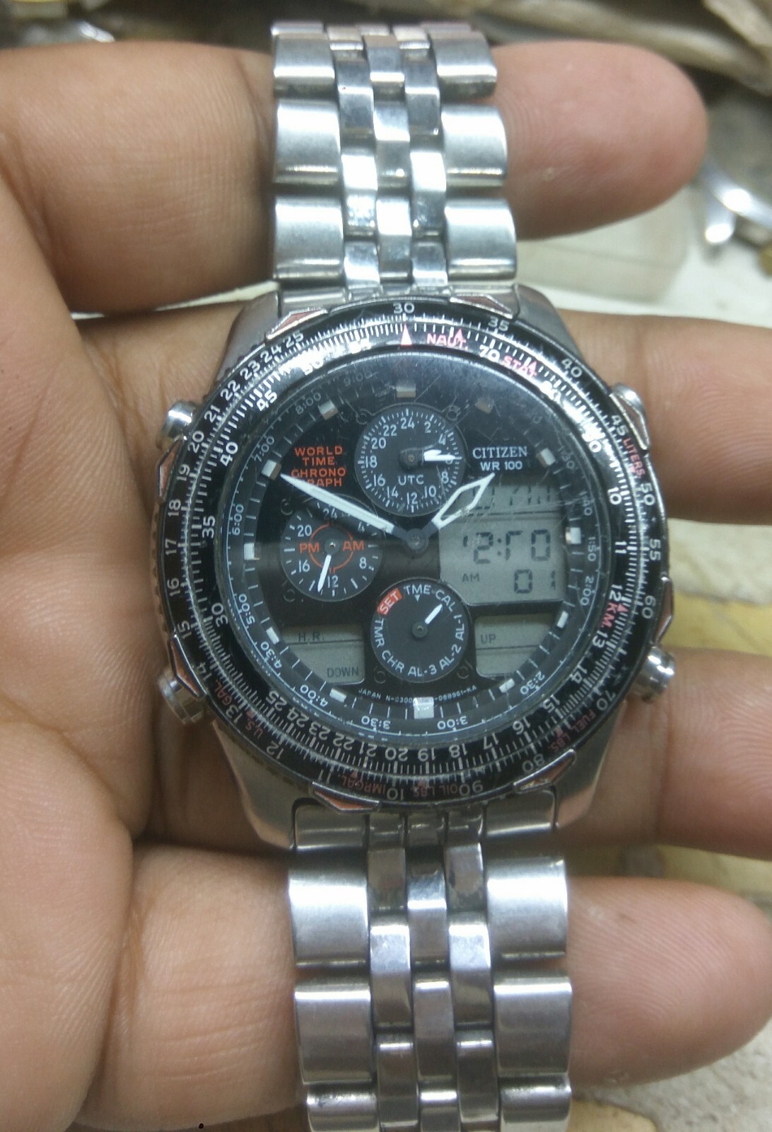 CITIZEN　PROMASTER　C300-E80171 チタニウム 稼働品 CITIZEN PROMASTER C300-E80171 チタニウム 稼働品 - メルカリ