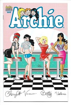 Archie Comics # 660 / Betty Veronica Cheryl Blossom / Sexy Good Girl Art Cover