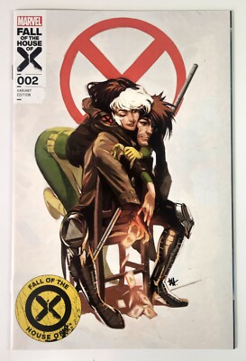 Fall Of The House Of X #2- Ben Harvey - Exclusive Trade Dress -  Rogue & Gambit