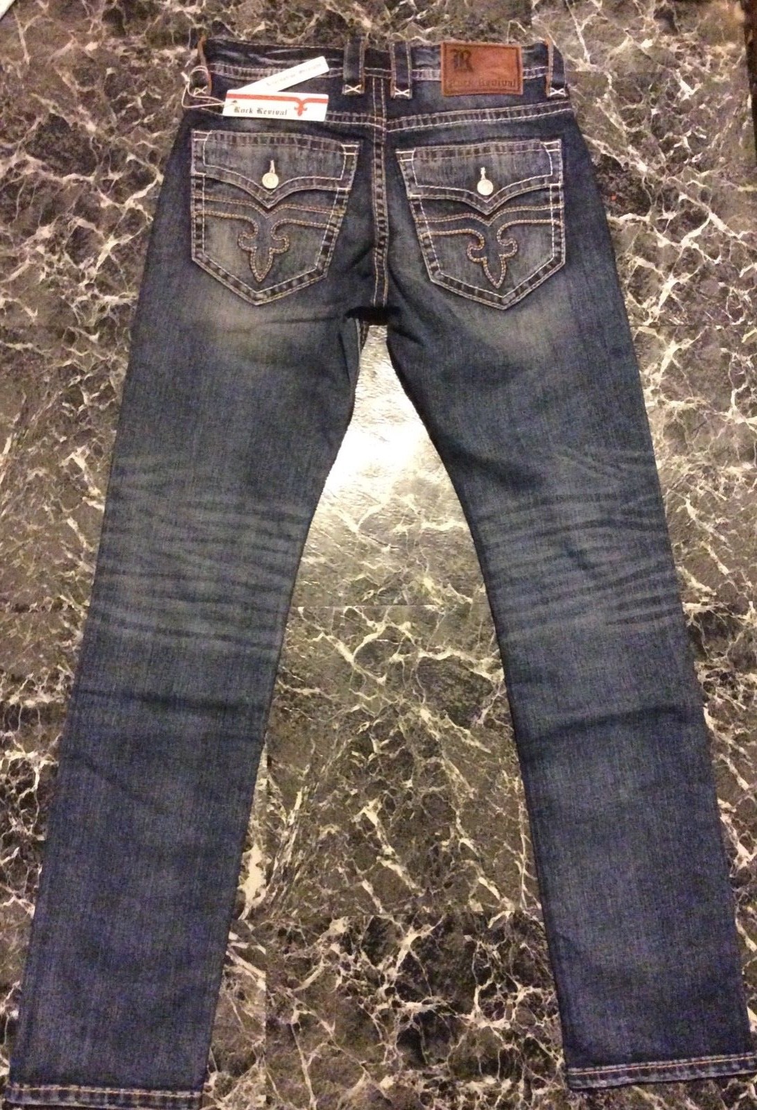 Brand New with Tags Men’s Rock Revival Kyle Alt Straight Jeans 30X32.5  30/32.5