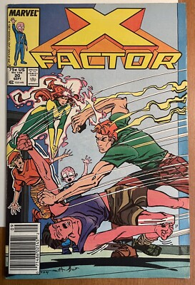 X-Factor Vol. 1 #20 (Marvel, 1987)- VF- Newsstand- Mark Jewelers Variant