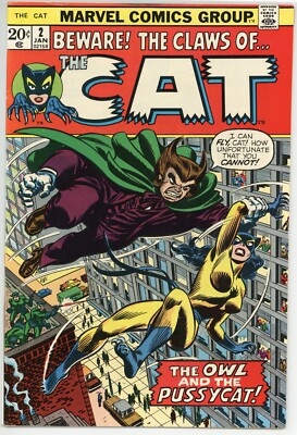 The Cat #2 Beware! FINE (Marvel Comic 1973)