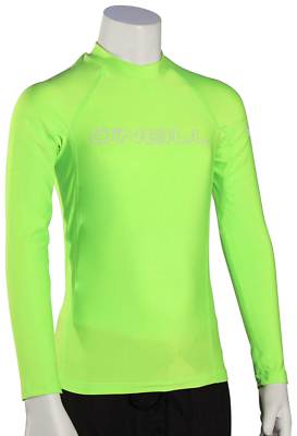 

Рашгард ONeill Kids Basic Skins LS — салатовый — новинка, Зеленый
