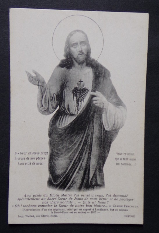 Th1170b) Cpa SacrÃ© Coeur De JÃ©Sus