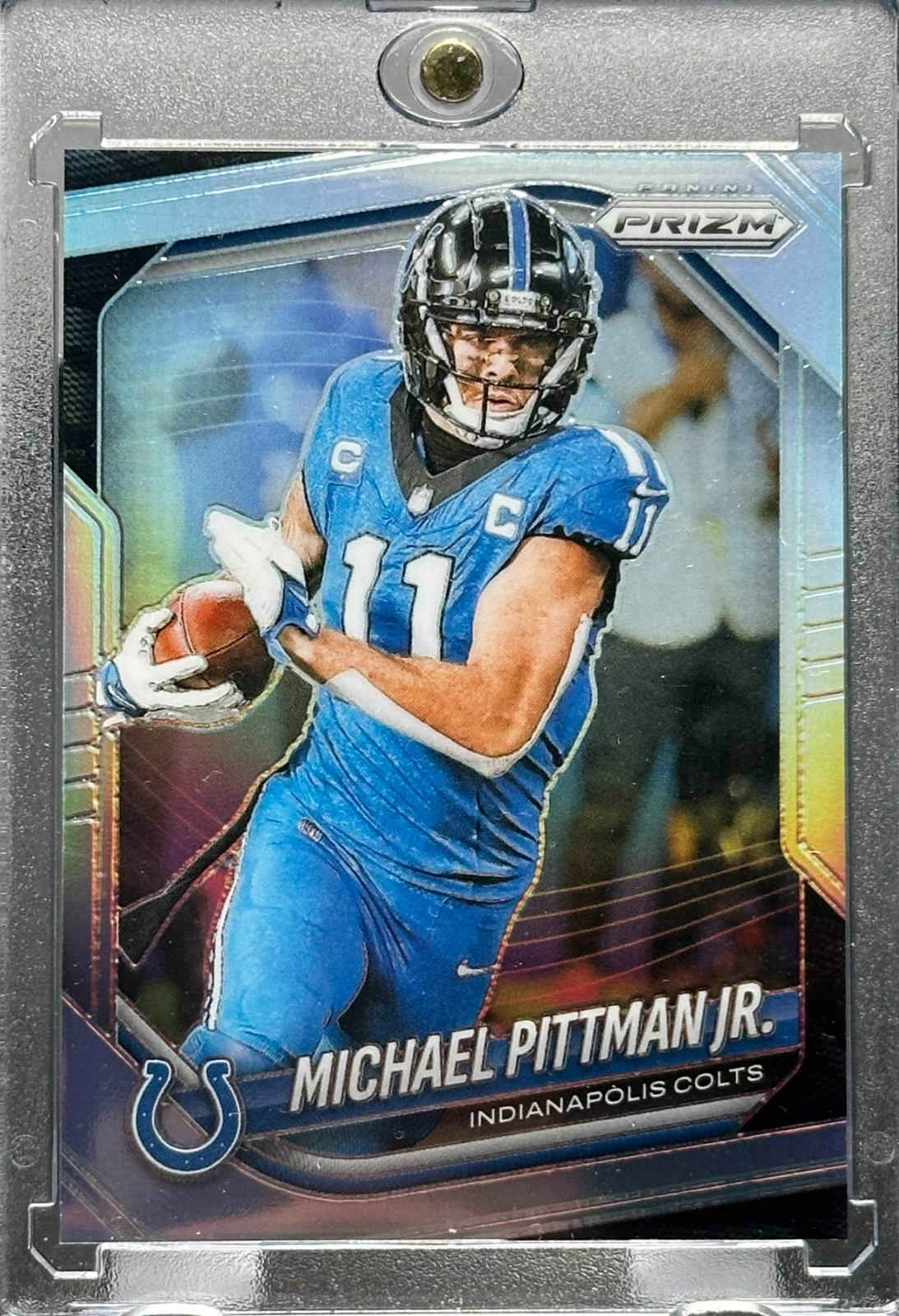 MICHAEL PITTMAN JR RARE HOLO REFRACTOR PRIZM INVESTMENT CARD COLTS MINT
